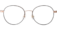 MS1029 Eyeglasses Black Gold Brown