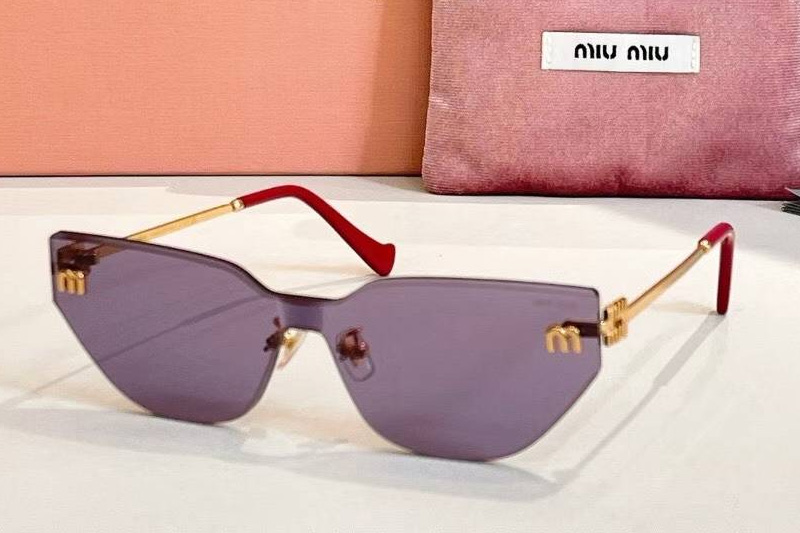 MU101AV Sunglasses Gold Purple