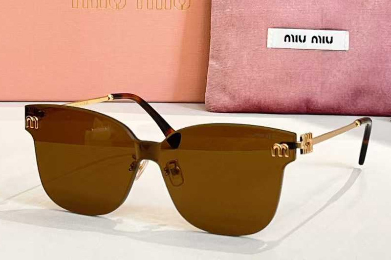 MU105AV Sunglasses Gold Tortoise Brown