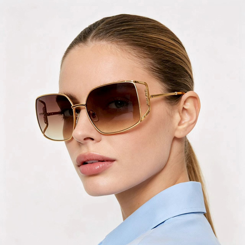 MU147AV Sunglasses Gold Gradient Brown