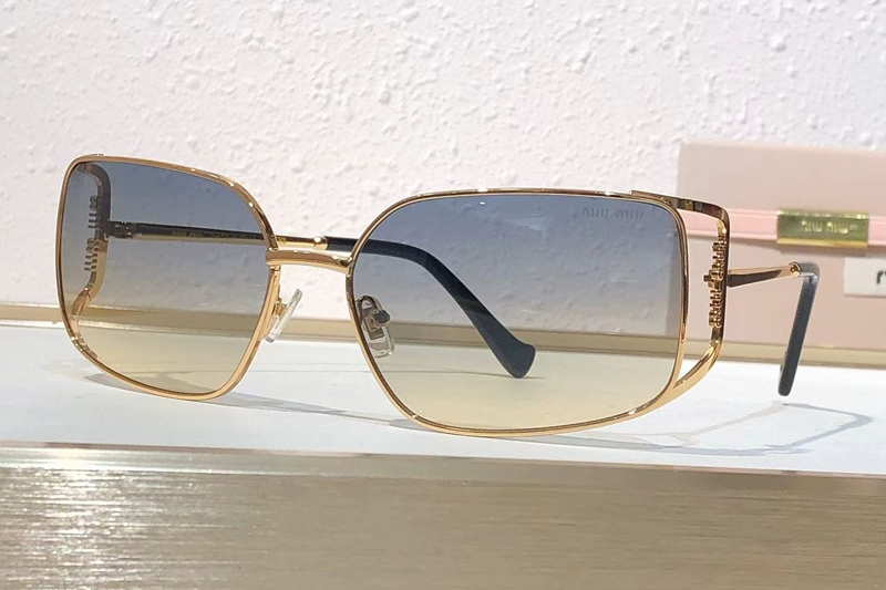 MU147AV Sunglasses Gold Gradient Gray