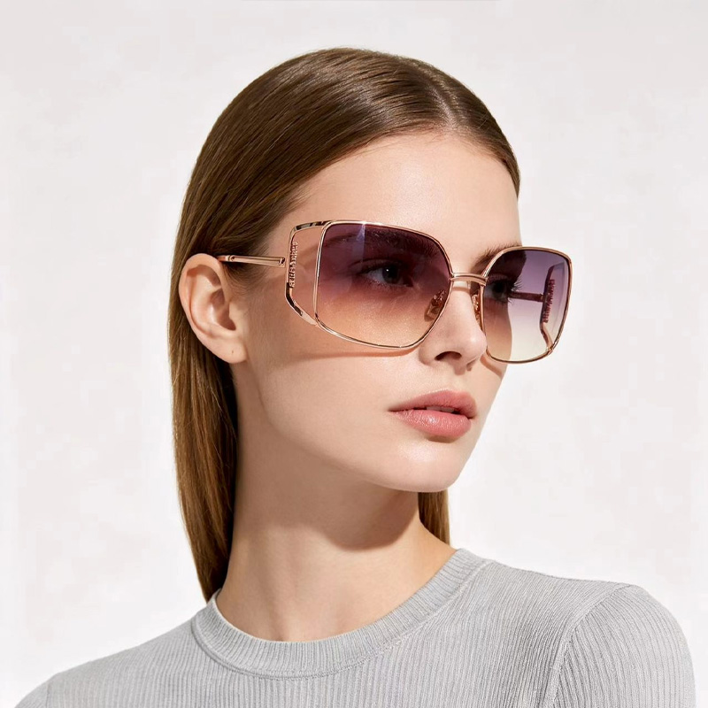 MU147AV Sunglasses Gold Gradient Purple