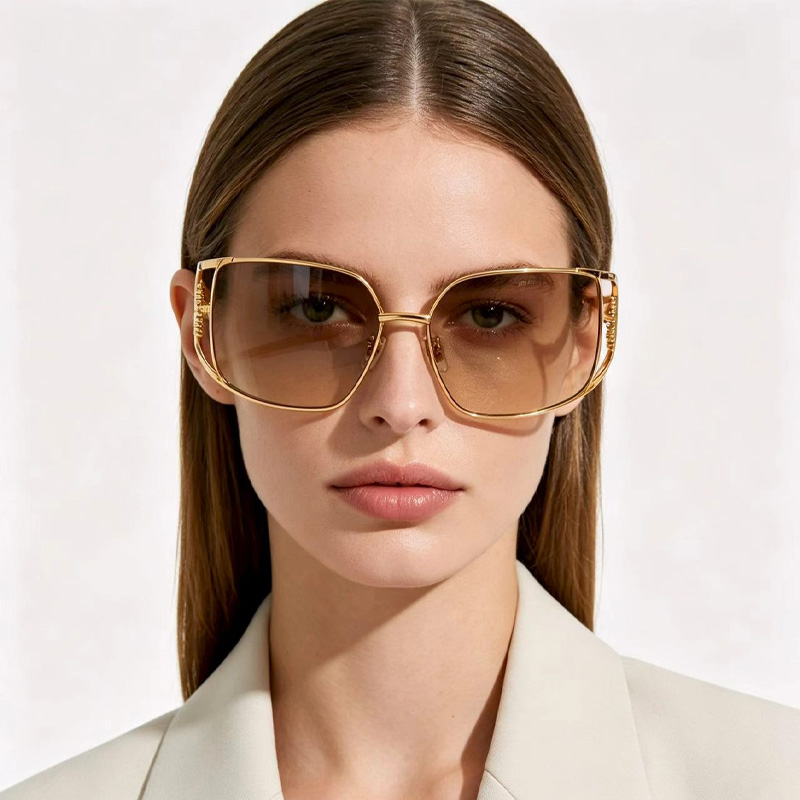 MU147AV Sunglasses Gold Light Brown