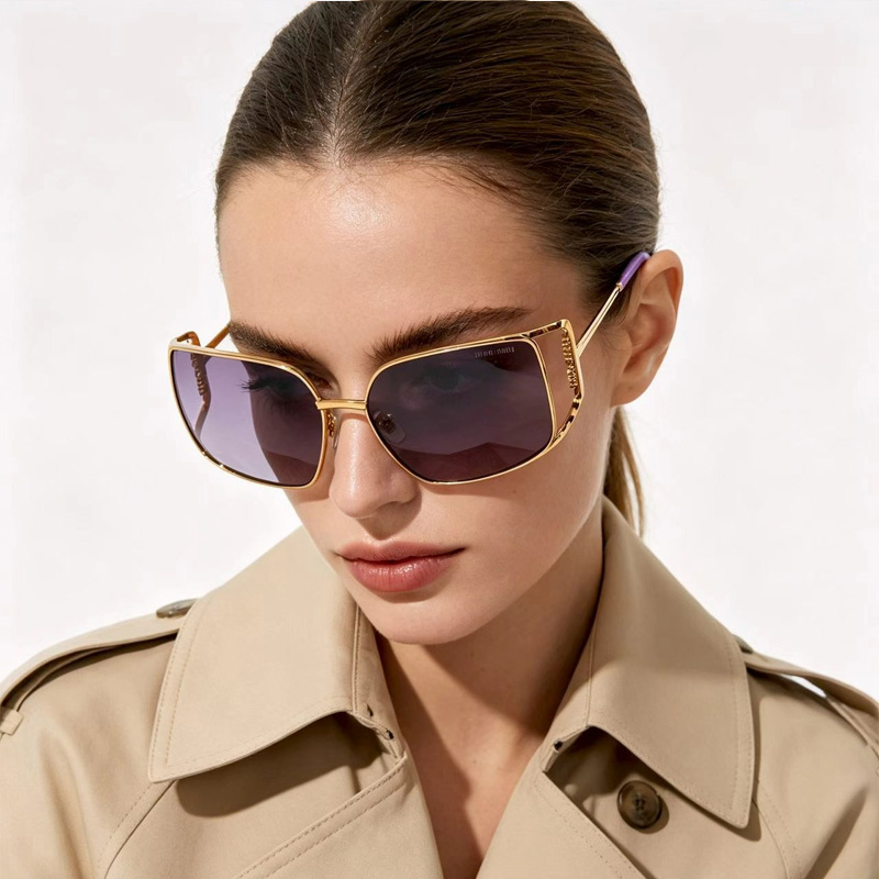 MU147AV Sunglasses Gold Purple