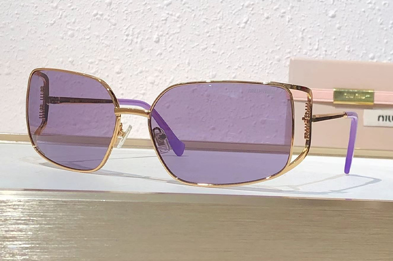 MU147AV Sunglasses Gold Purple