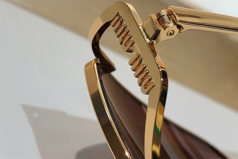 MU148AV Sunglasses Gold Gradient Brown