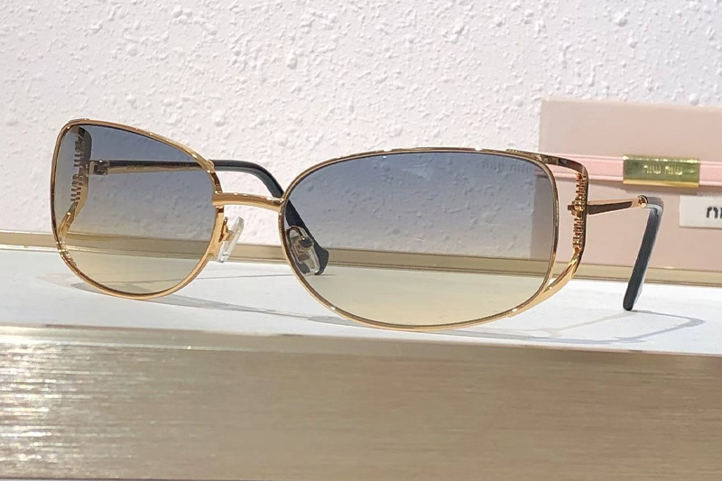 MU148AV Sunglasses Gold Gradient Gray