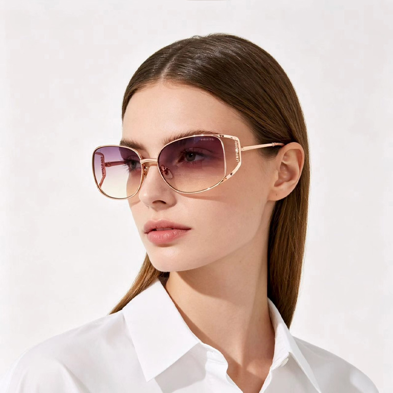 MU148AV Sunglasses Gold Gradient Purple