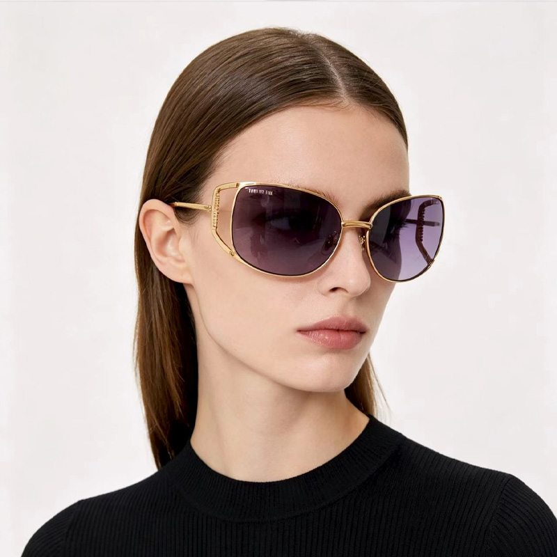 MU148AV Sunglasses Gold Purple