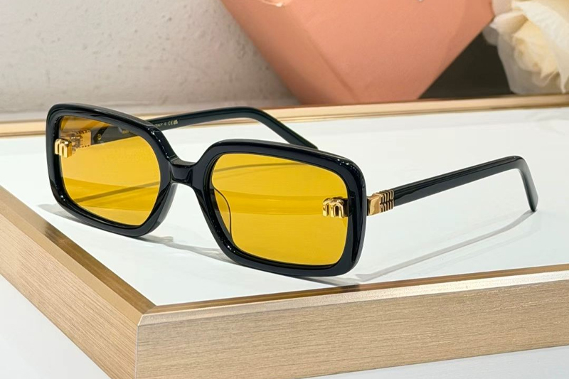 MU155AV Sunglasses Black Yellow