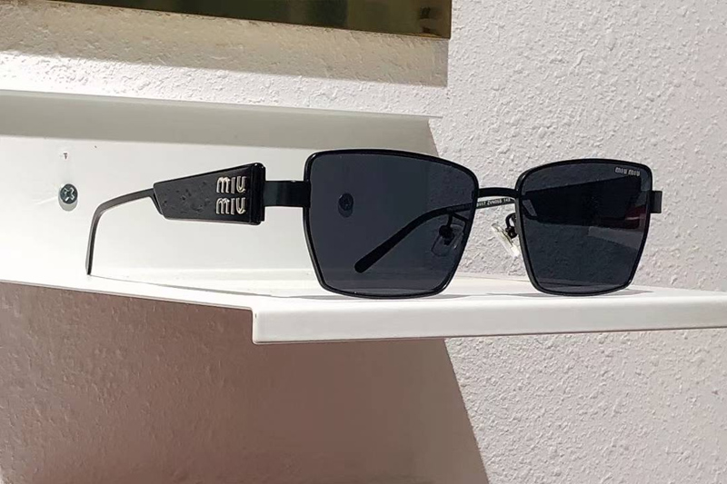 MU54WS Sunglasses Black Gray
