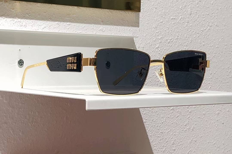 MU54WS Sunglasses Gold Gray