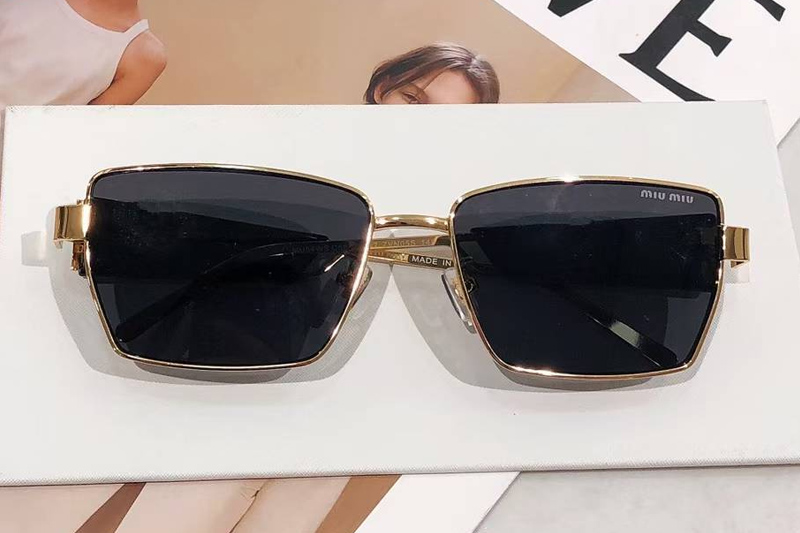 MU54WS Sunglasses Gold Gray