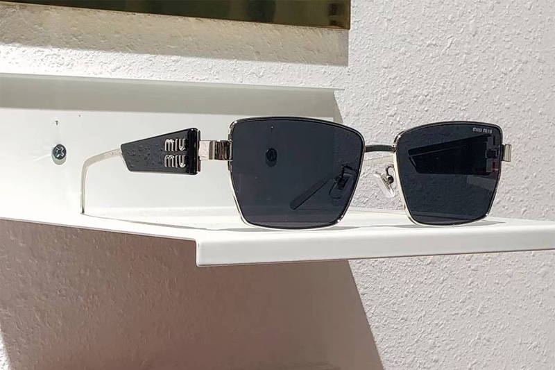 MU54WS Sunglasses Silver Gray