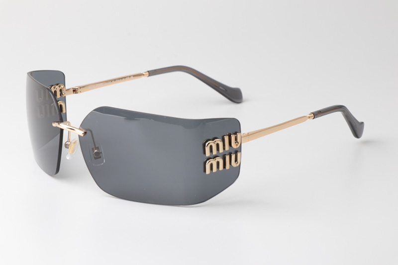 MU54YS Sunglasses Gold Gray