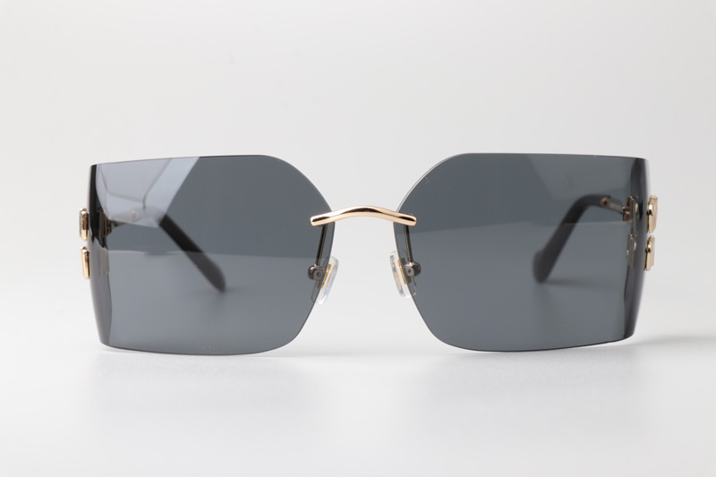 MU54YS Sunglasses Gold Gray