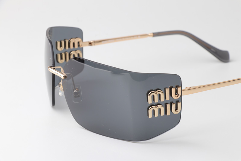 MU54YS Sunglasses Gold Gray