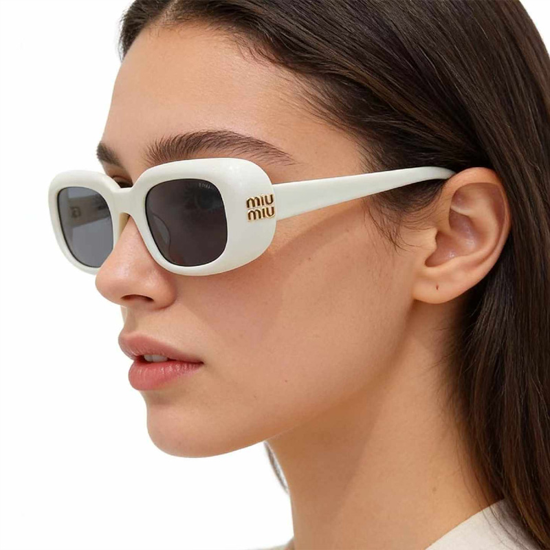 MUB13S Sunglasses White Gray