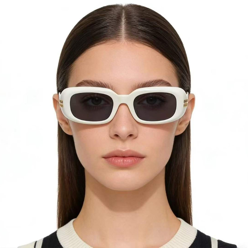 MUB13S Sunglasses White Gray