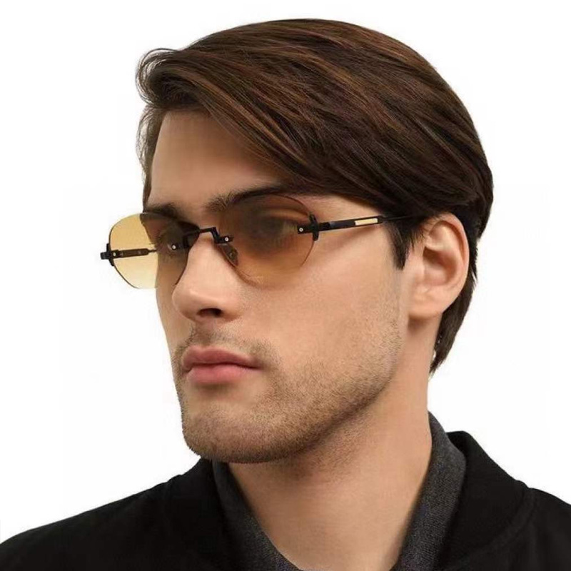 Marshall Sunglasses Black Gradient Brown