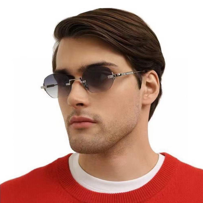 Marshall Sunglasses Silver Gradient Gray