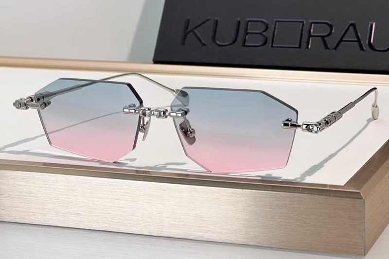 Maske H63 Sunglasses Silver Gradient Gray