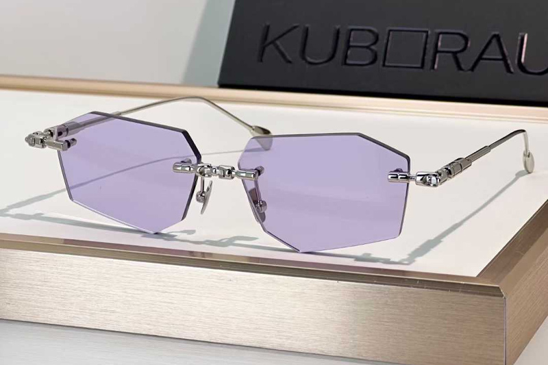 Maske H63 Sunglasses Silver Purple