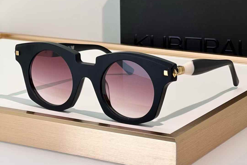 Maske J6 Sunglasses Matte Black Gradient Pink