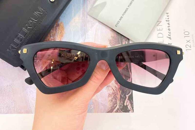 Maske J7 Sunglasses Matte Black Gradient Pink