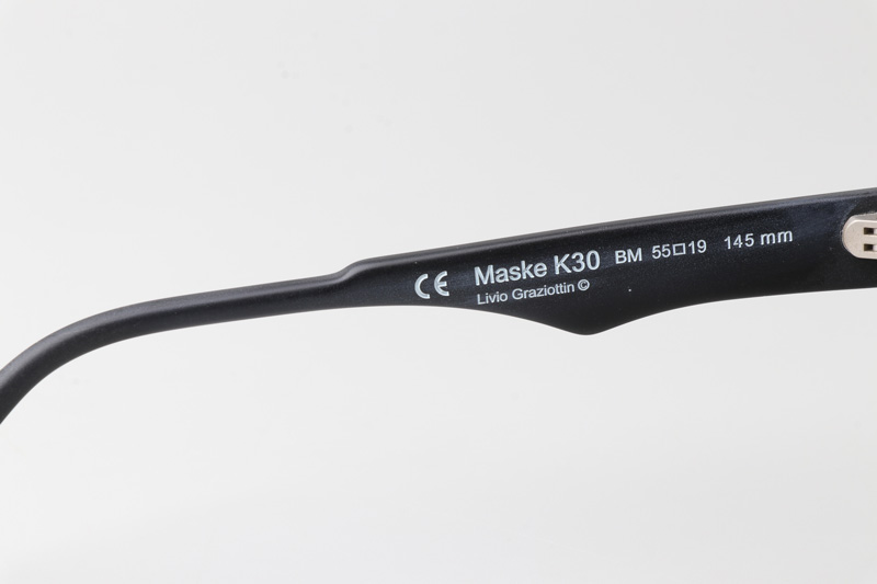 Maske K30 Sunglasses Matte Black Brown