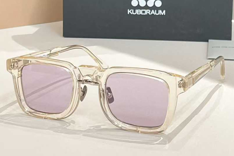 Maske N4 Sunglasses Transparent Purple