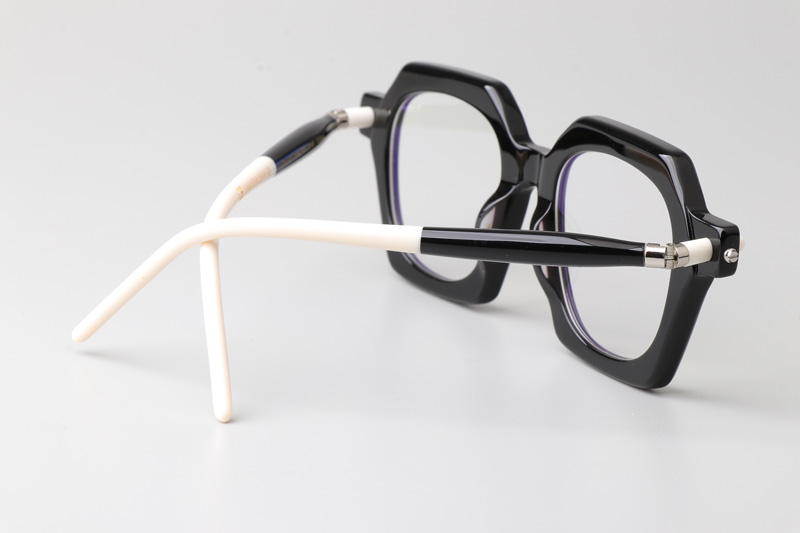 Maske P10 Eyeglasses Black White