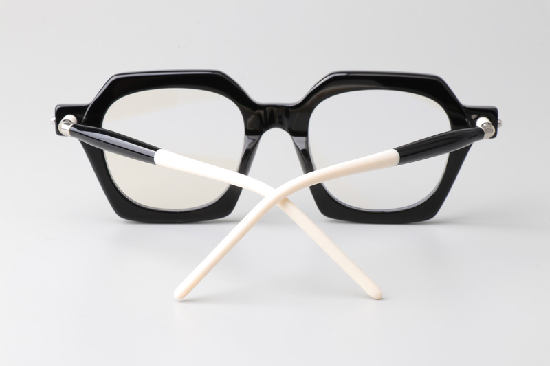 Maske P10 Eyeglasses Black White