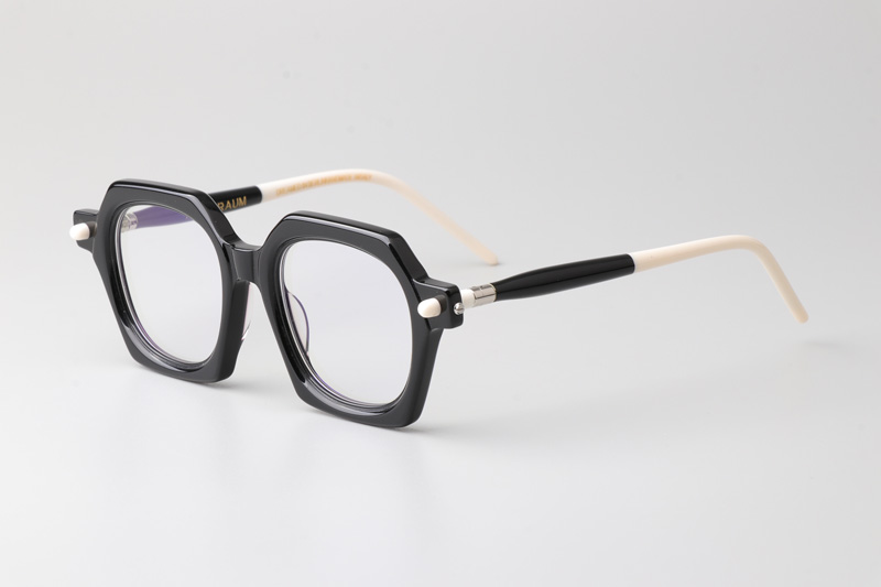 Maske P10 Eyeglasses Black White