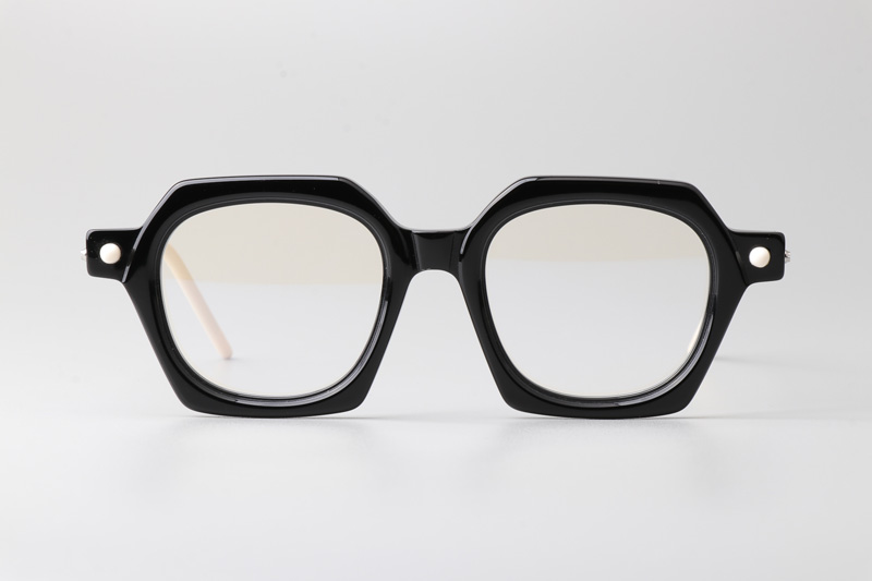 Maske P10 Eyeglasses Black White