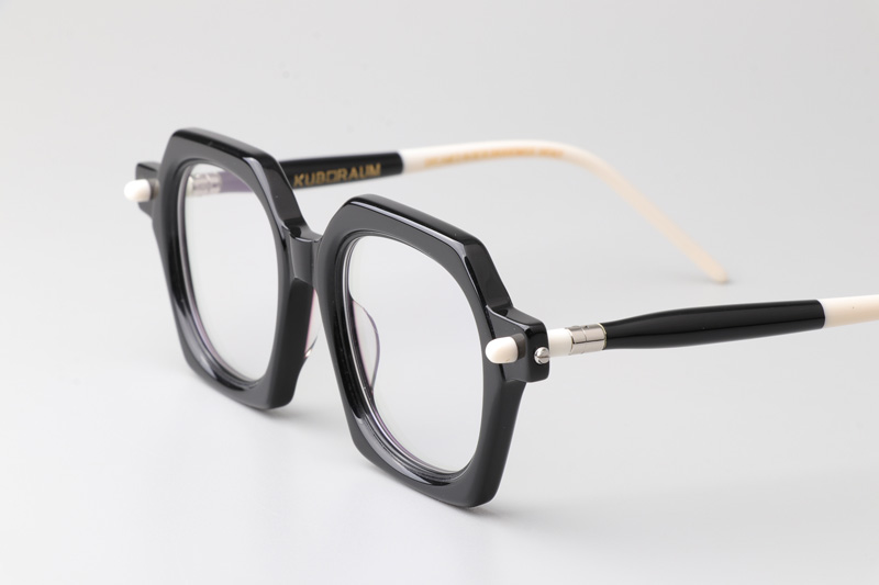 Maske P10 Eyeglasses Black White