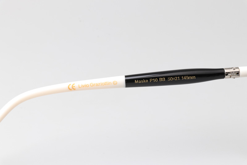 Maske P10 Eyeglasses Black White