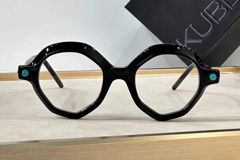 Maske P18 Eyeglasses Black Brown