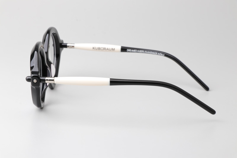 Maske P18 Eyeglasses Black White