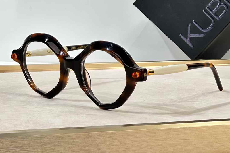 Maske P18 Eyeglasses Tortoise White