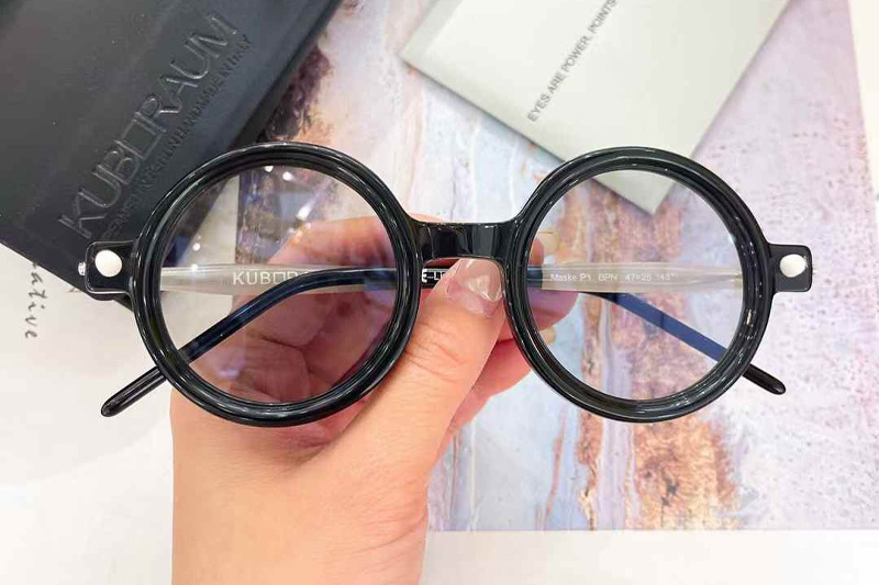 Maske P1 Eyeglasses Black White