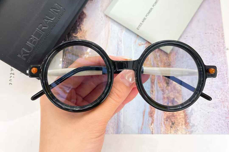 Maske P1 Eyeglasses Black White Orange