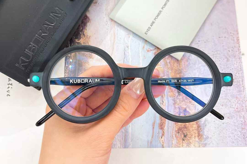 Maske P1 Eyeglasses Matte Black Blue