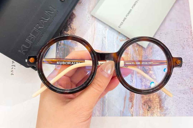 Maske P1 Eyeglasses Tortoise White