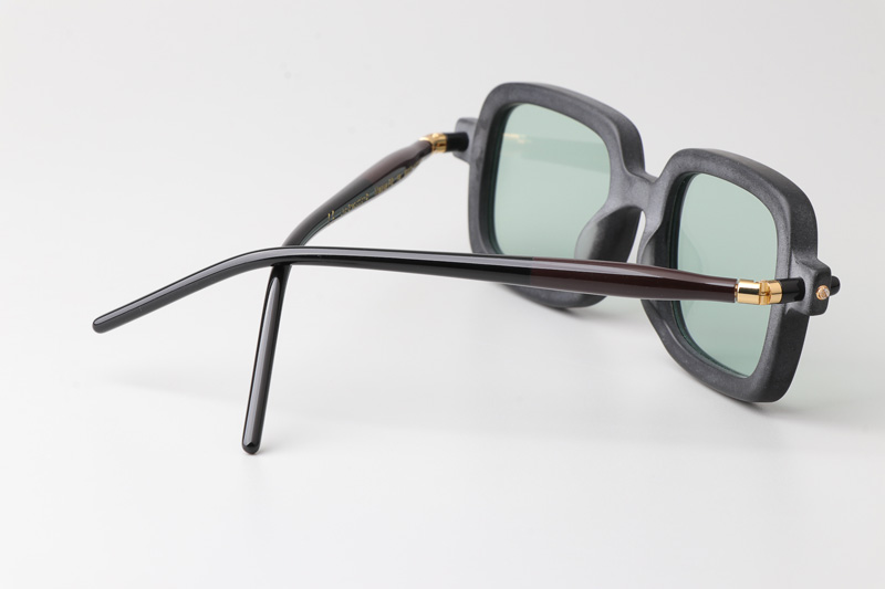 Maske P2 Sunglasses Matte Black Green