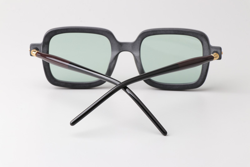 Maske P2 Sunglasses Matte Black Green