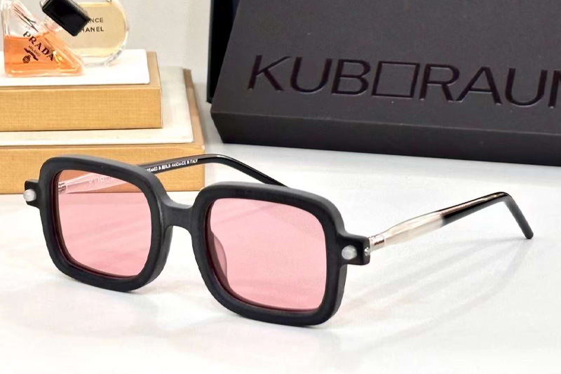Maske P2 Sunglasses Matte Black Pink