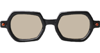 Maske P3 Sunglasses Black Light Brown