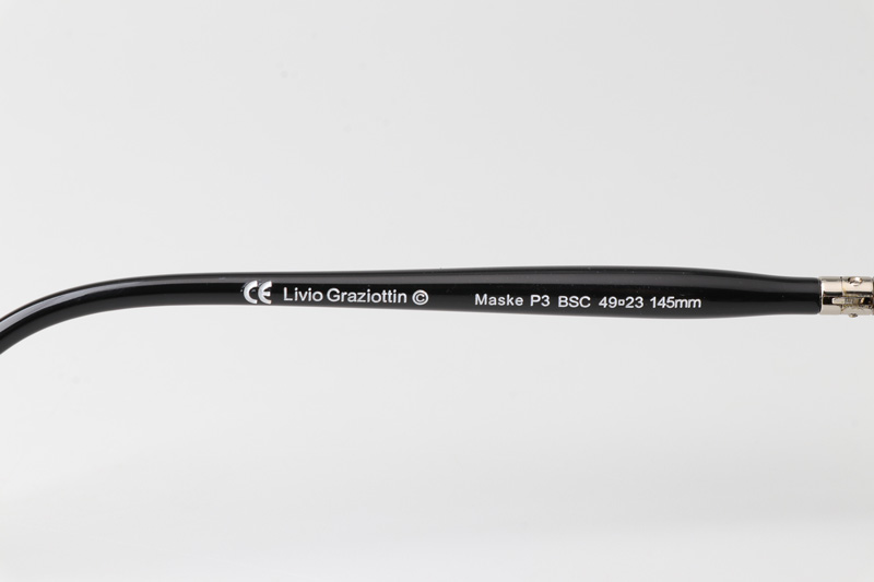 Maske P3 Sunglasses Black Light Brown