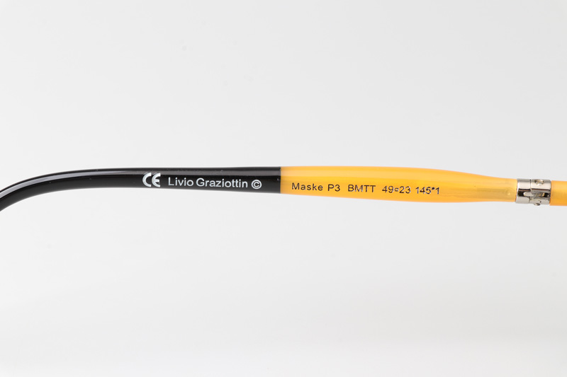 Maske P3 Sunglasses Matte Black Light Brown